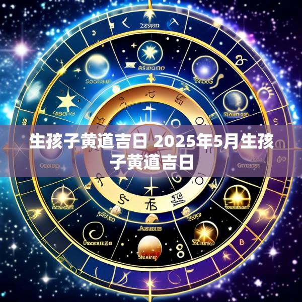 生孩子黄道吉日 2025年5月生孩子黄道吉日