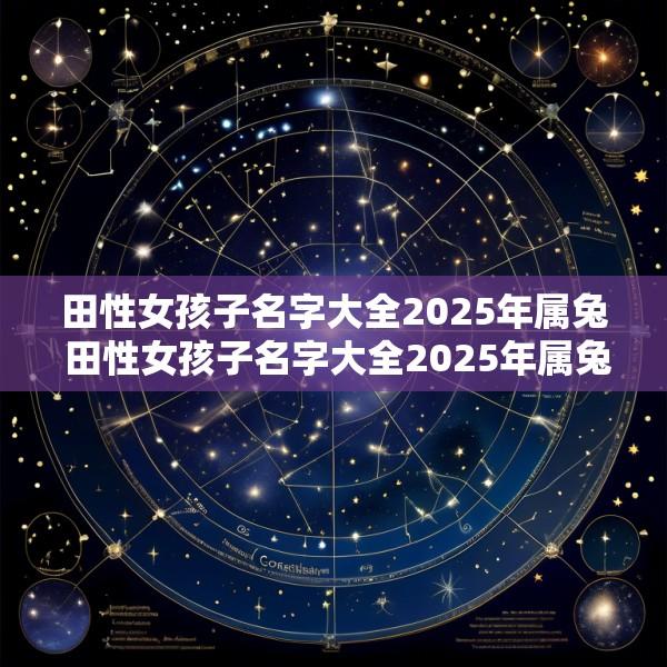 田性女孩子名字大全2025年属兔 田性女孩子名字大全2025年属兔宝宝