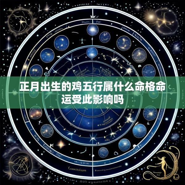 正月出生的鸡五行属什么命格命运受此影响吗