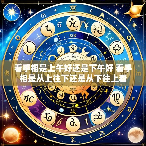 看手相是上午好还是下午好 看手相是从上往下还是从下往上看