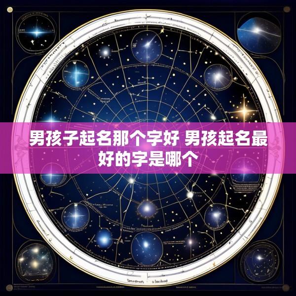 男孩子起名那个字好 男孩起名最好的字是哪个