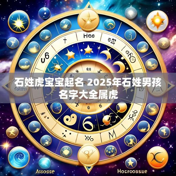 石姓虎宝宝起名 2025年石姓男孩名字大全属虎