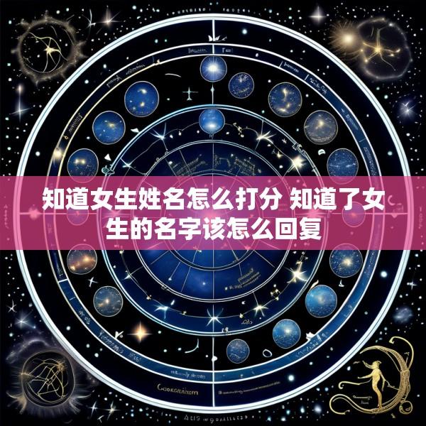 知道女生姓名怎么打分 知道了女生的名字该怎么回复