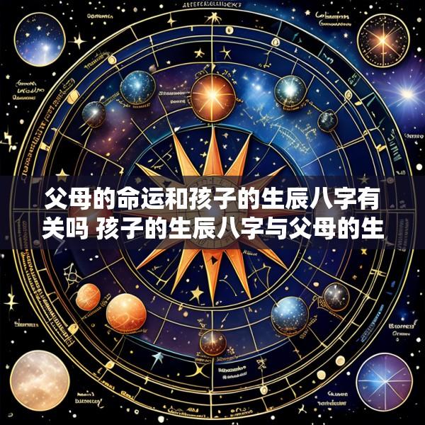 父母的命运和孩子的生辰八字有关吗 孩子的生辰八字与父母的生辰八字有关系吗