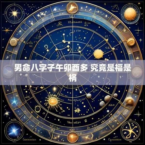 男命八字子午卯酉多 究竟是福是祸