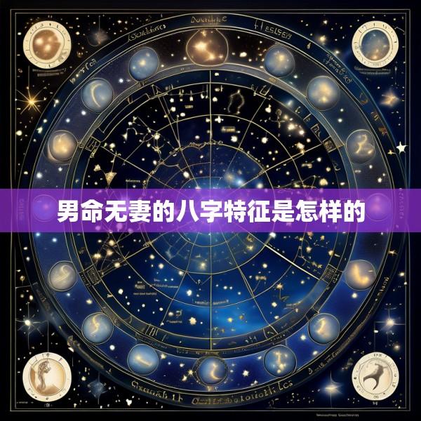男命无妻的八字特征是怎样的