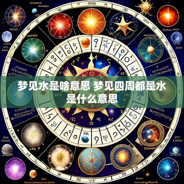 梦见水是啥意思 梦见四周都是水是什么意思