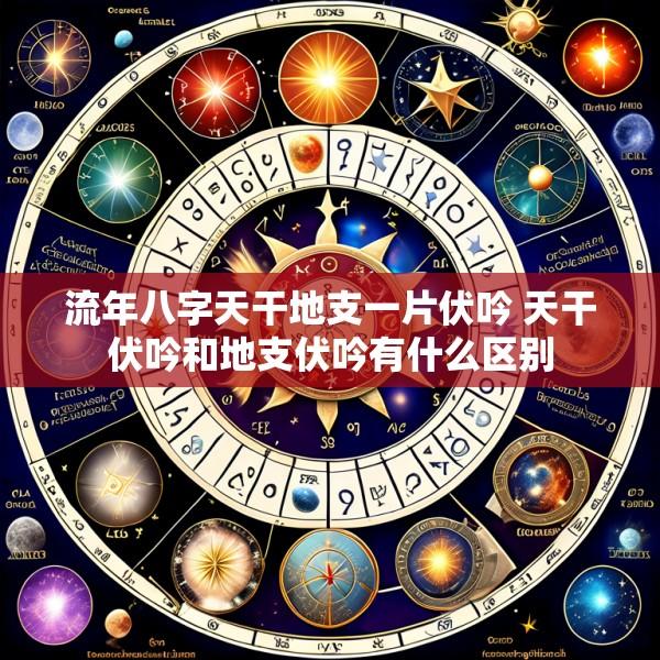 流年八字天干地支一片伏吟 天干伏吟和地支伏吟有什么区别