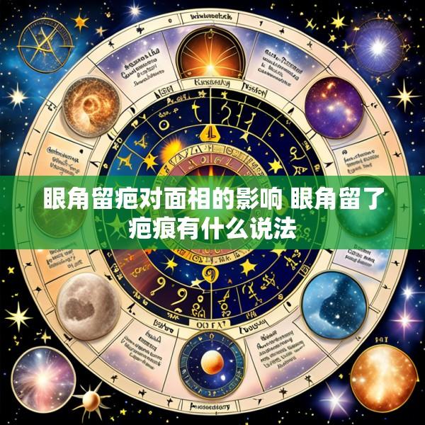 眼角留疤对面相的影响 眼角留了疤痕有什么说法