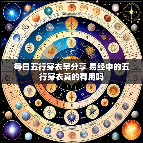 每日五行穿衣早分享 易经中的五行穿衣真的有用吗