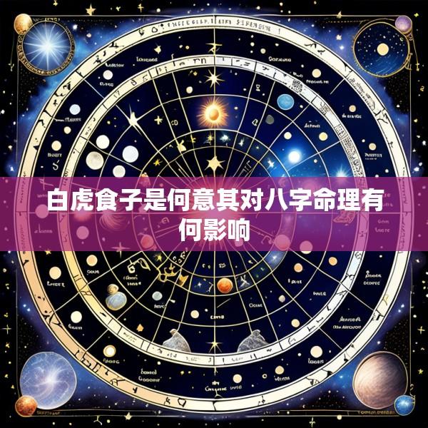 白虎食子是何意其对八字命理有何影响