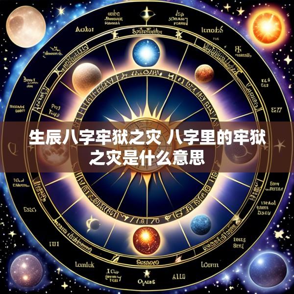 生辰八字牢狱之灾 八字里的牢狱之灾是什么意思