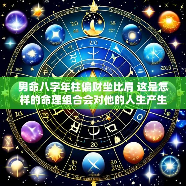 男命八字年柱偏财坐比肩 这是怎样的命理组合会对他的人生产生怎样的影响