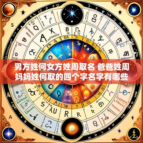 男方姓何女方姓周取名 爸爸姓周妈妈姓何取的四个字名字有哪些