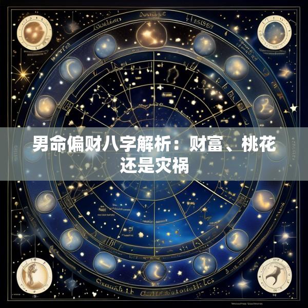 男命偏财八字解析：财富、桃花还是灾祸