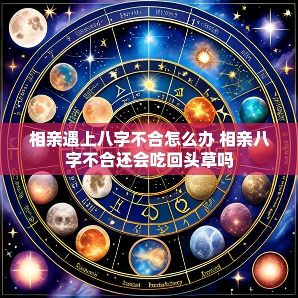 相亲遇上八字不合怎么办 相亲八字不合还会吃回头草吗