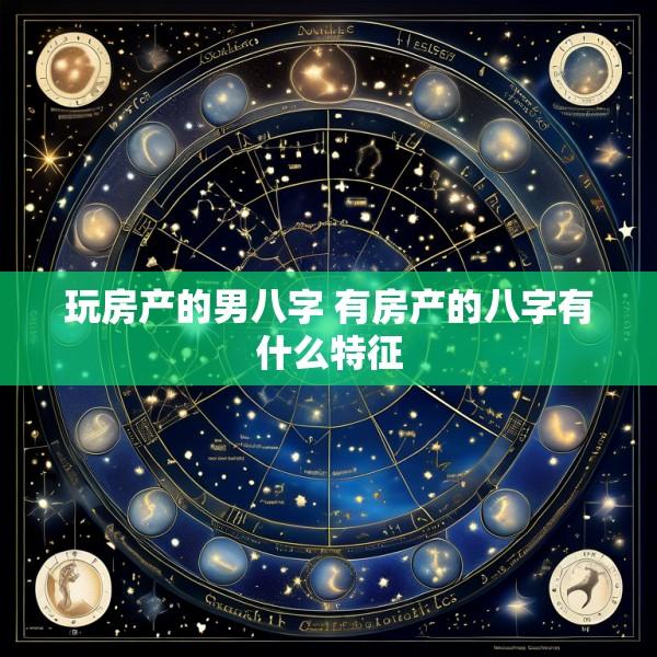 玩房产的男八字 有房产的八字有什么特征