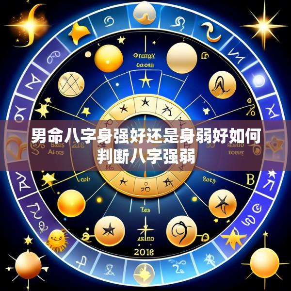 男命八字身强好还是身弱好如何判断八字强弱