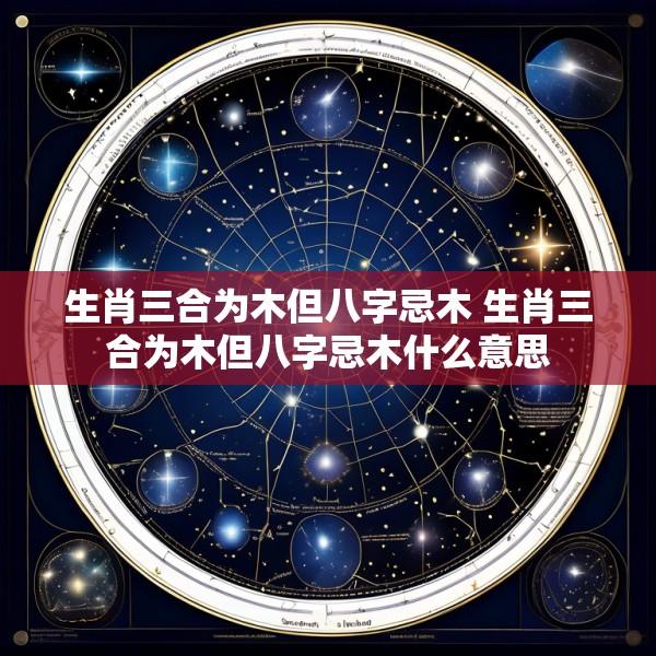 生肖三合为木但八字忌木 生肖三合为木但八字忌木什么意思