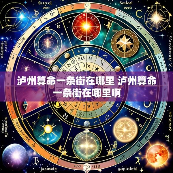 泸州算命一条街在哪里 泸州算命一条街在哪里啊