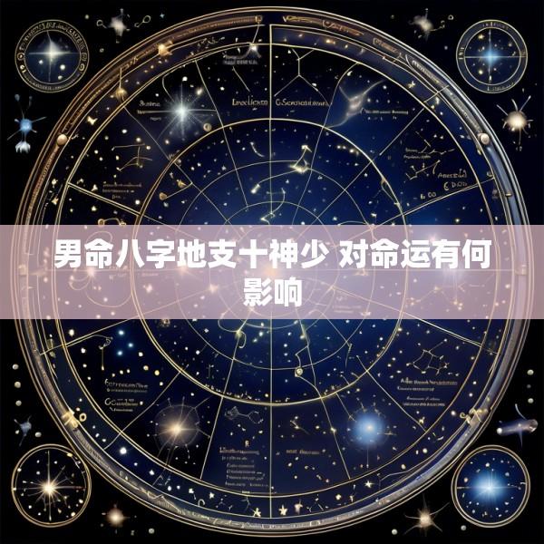 男命八字地支十神少 对命运有何影响