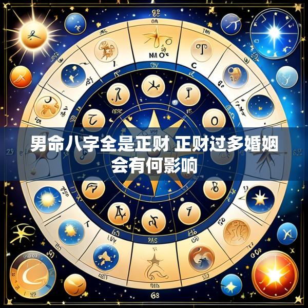 男命八字全是正财 正财过多婚姻会有何影响