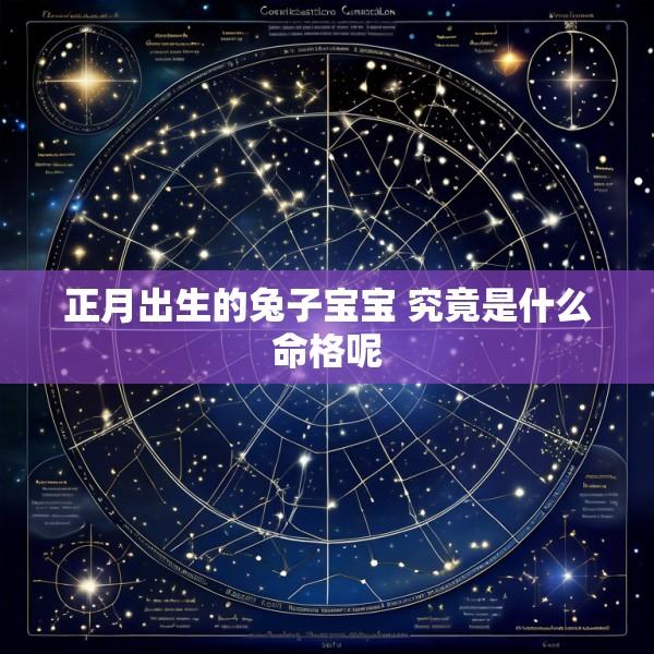 正月出生的兔子宝宝 究竟是什么命格呢