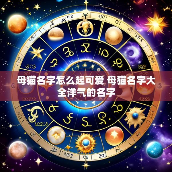 母猫名字怎么起可爱 母猫名字大全洋气的名字