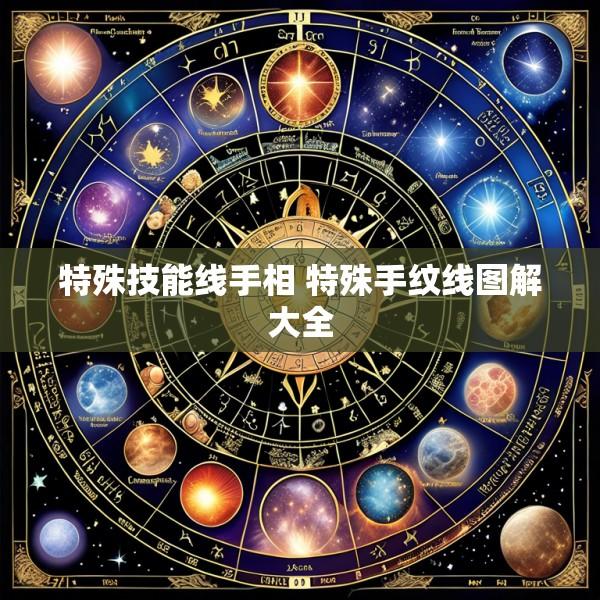 特殊技能线手相 特殊手纹线图解大全