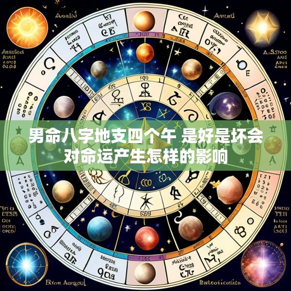 男命八字地支四个午 是好是坏会对命运产生怎样的影响