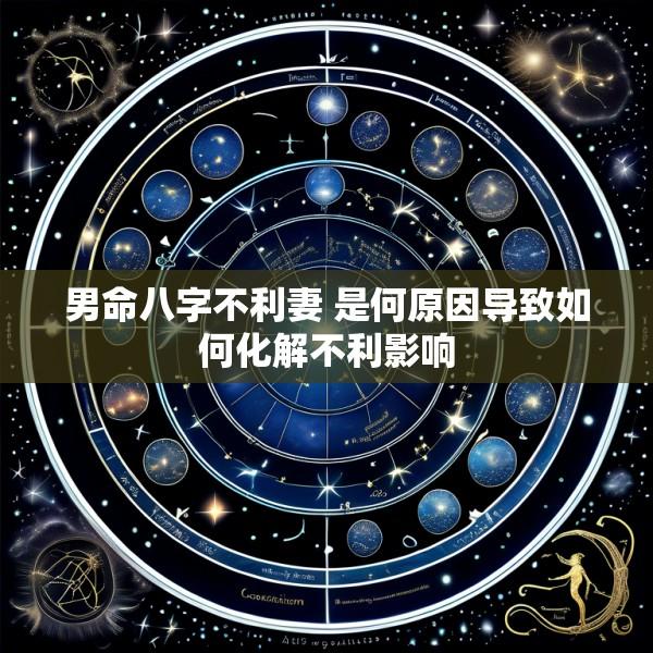 男命八字不利妻 是何原因导致如何化解不利影响