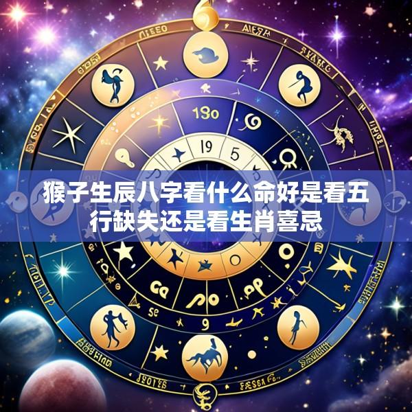 猴子生辰八字看什么命好是看五行缺失还是看生肖喜忌