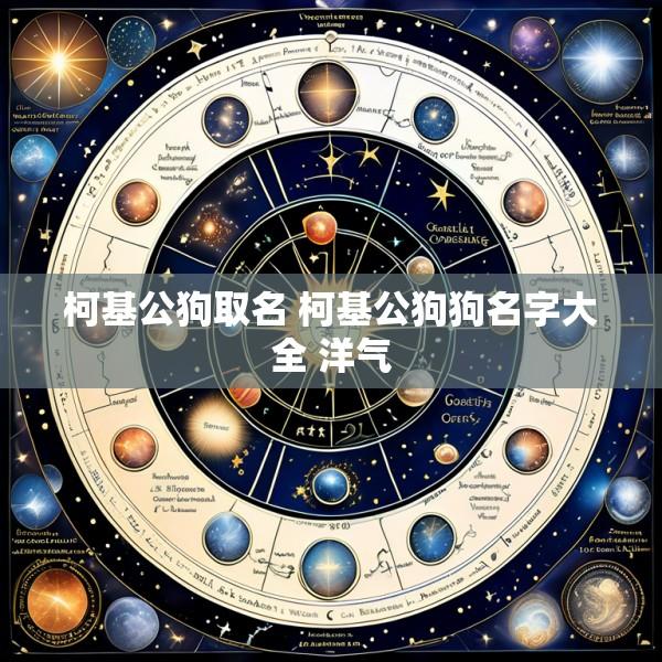 柯基公狗取名 柯基公狗狗名字大全 洋气