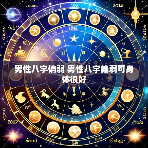 男性八字偏弱 男性八字偏弱可身体很好