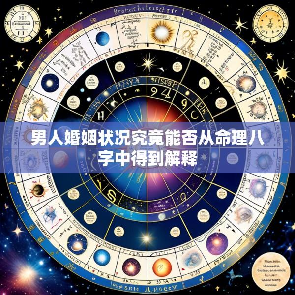 男人婚姻状况究竟能否从命理八字中得到解释