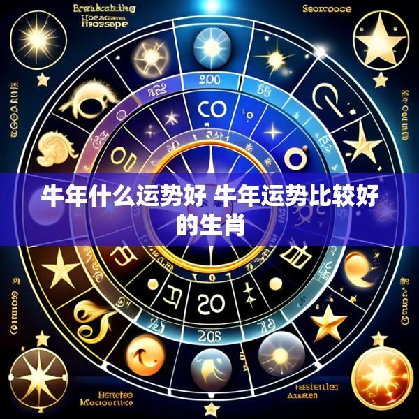 牛年什么运势好 牛年运势比较好的生肖