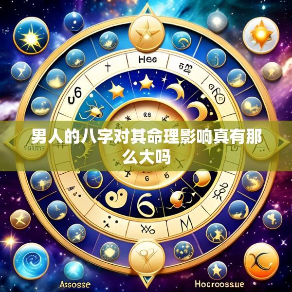 男人的八字对其命理影响真有那么大吗