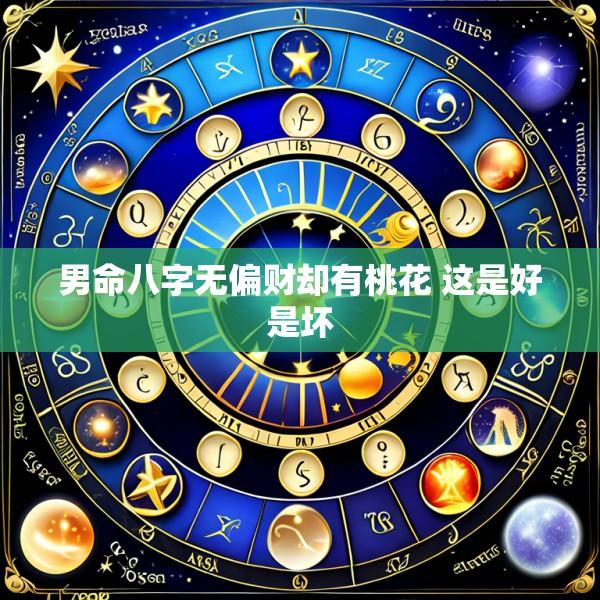 男命八字无偏财却有桃花 这是好是坏