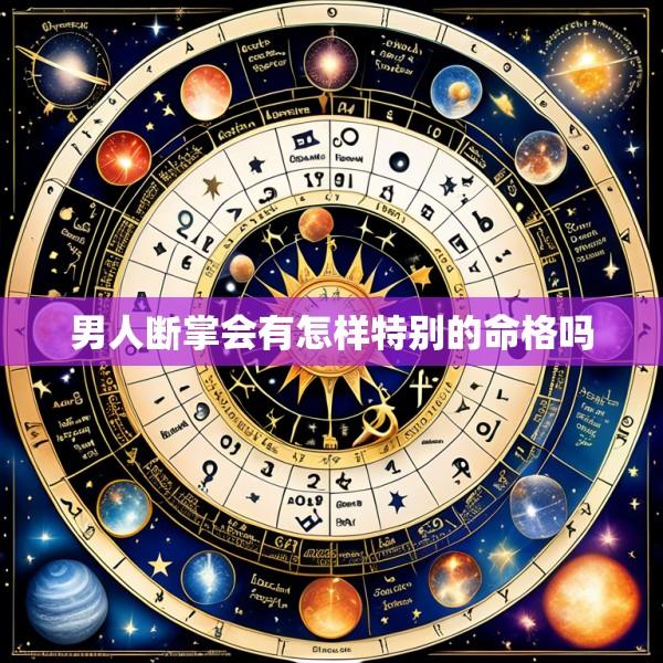 男人断掌会有怎样特别的命格吗