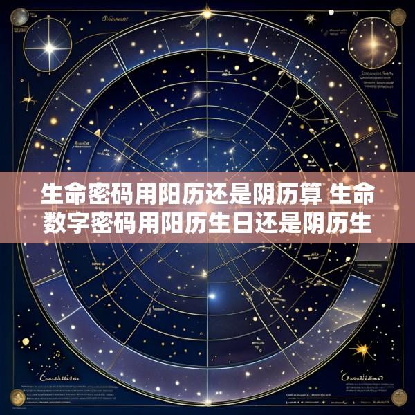 生命密码用阳历还是阴历算 生命数字密码用阳历生日还是阴历生日