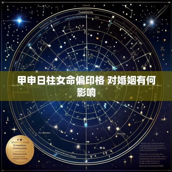 甲申日柱女命偏印格 对婚姻有何影响