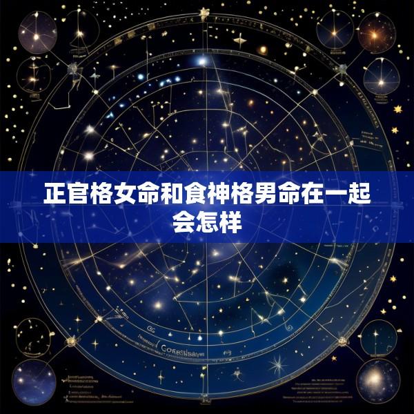 正官格女命和食神格男命在一起会怎样