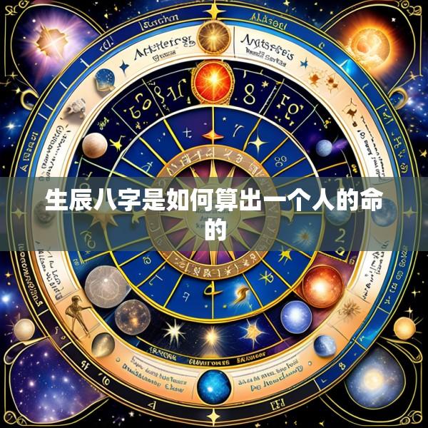 生辰八字是如何算出一个人的命的