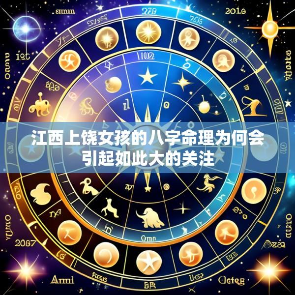 江西上饶女孩的八字命理为何会引起如此大的关注