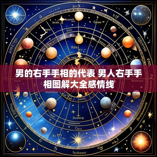 男的右手手相的代表 男人右手手相图解大全感情线