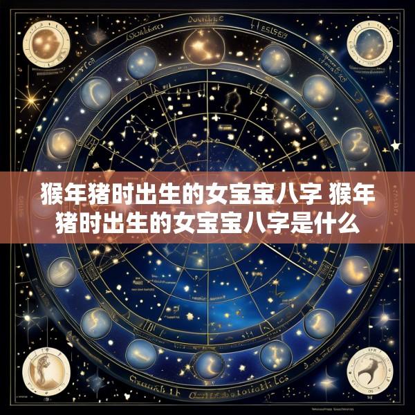 猴年猪时出生的女宝宝八字 猴年猪时出生的女宝宝八字是什么