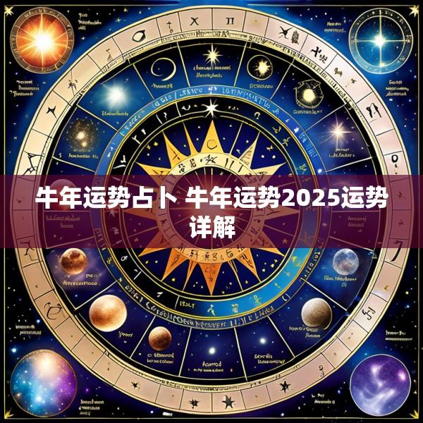 牛年运势占卜 牛年运势2025运势详解