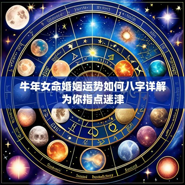 牛年女命婚姻运势如何八字详解为你指点迷津