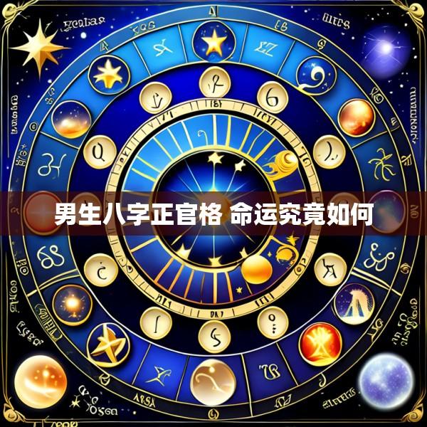 男生八字正官格 命运究竟如何