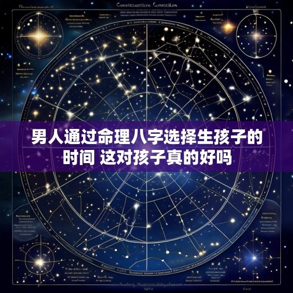 男人通过命理八字选择生孩子的时间 这对孩子真的好吗